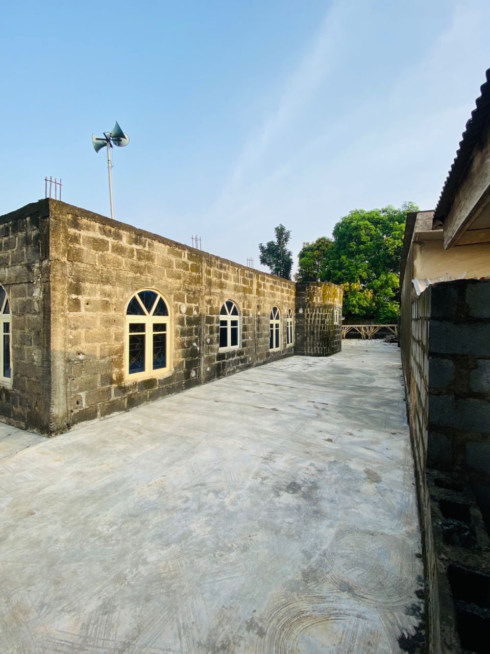 Mobalufun Central Mosque construction